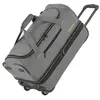 Travelite Basics Wheeled Duffle 70 Expandable grey / green