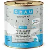 Grau menu gourmand sans céréales 6 x 800 g pour chat - dinde, saumon, ...