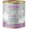Grau menu gourmand sans céréales 6 x 800 g pour chat - poulet, coeurs ...