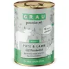 Grau menu gourmand sans céréales 6 x 400 g pour chat - dinde, agneau