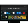 Toshiba 24WV3F63DG Téléviseur LED smart, 24'' HD,assistant vocal, noir