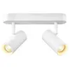 SLV Spot pour plafond Noblo, blanc, intensité variable, longueur 24 cm