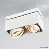 SLV Plafonnier Kardamod, blanc, acier, longueur 31,5 cm, à 2 lampes.