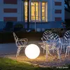 SLV Rotoball floor 50 luminaire extérieur, blanc, e27, max. 24w, ip44
