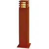 SLV Rusty carre 70 borne, fonte rouillée, e27 éco. éNergie, max. 11W, ip55