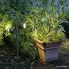 SLV Borne lumineuse Sitra, à 2 lampes, anthracite, aluminium, GX53, IP44
