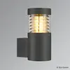 SLV F-pol wall applique, ronde, anthracite, e27, max. 20w