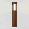 Borne extérieure SLV SLOTS avec LED intégrée, coloris fonte rouillée - Hauteur 45 cm