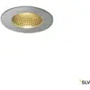 SLV Patta-I luminaire encastrable LED rond, aluminium brossé