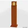 SLV Rusty led 70 carre, borne, fonte rouillée, led 3000k, ip55