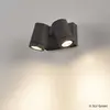 SLV Double spot extérieur Helia LED IP55 H10 cm - Anthracite