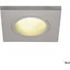 SLV Dolix Out luminaire encastré IP65 GU10 230V gris argenté rectangulaire