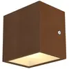 SLV Slv Sitra Cube Applique Led D'extérieur, Rouille