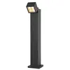 SLV Borne lumineuse LED S-Cube 75, anthracite, aluminium, hauteur 75 c...