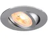 SLV Lampe à encastrer dans le plafond New Tria, alu, aluminium, Ø 8,2 ...