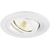 SLV New Tria Spot de plafond encastré LED, rond, 1007403