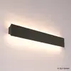 SLV DIRETO 60, applique intérieure, noir, LED, 14W, 2700/3000K, interrupteur CCT - Lampes murales et de plafond