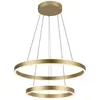 SLV One Double suspension LED, laiton, Ø 60 cm