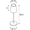 SLV VINOLINA TWO Lampe de table à batterie IP65 2200/2700/3000 K Noir