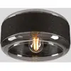 SLV plafonnier Pantilo Rope 27, noir/gris/argent, verre