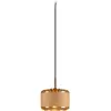 SLV PANTILO ROPE 19, Suspension, 250 cm, E27, 15 W, or - Lampes pendulaires