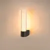 SLV Applique murale LED pour salle de bain Lygant single, noir, alumin...