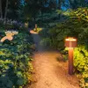 SLV Borne lumineuse Photoni 75, couleur rouille, aluminium, hauteur 75...