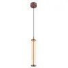 SLV Suspension LED Quimera, couleur cuivre, Ø 8 cm, CCT
