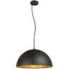 SLV suspension Forchini M, 50 cm, noir/doré, métal