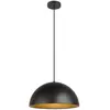 SLV suspension Forchini M, 40 cm, noir/doré, métal