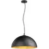 SLV suspension Forchini, 50 cm noir/doré plastique