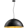 SLV suspension Forchini, 70 cm noir/doré plastique