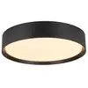 SLV Plafonnier LED Decona, Ø 30 cm, noir, métal, CCT