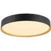 SLV Plafonnier LED Decona, Ø 42 cm, noir/doré