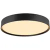 SLV Plafonnier LED Decona, Ø 42 cm, noir, métal, CCT