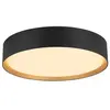 SLV Plafonnier LED Decona, Ø 30 cm, noir/doré