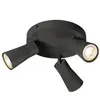 SLV Puri 2.0 Cone Projecteur à 3 sources lumineuses, GU10, 1008336