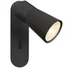 SLV Applique murale Puri 2.0 Cone, noir, largeur 15 cm, métal