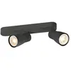 SLV Puri 2.0 Dome Projecteur à 2 sources lumineuses, GU10, 1008316,