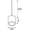 SLV Suspension Oculus Anthracite - 1008615