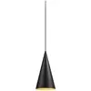 SLV suspension Magico, Ø 21 cm, noir/doré, métal