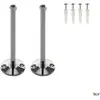 SLV Supports longs pour câble tendu T.B.T, chrome, 2 pièces, 16 cm