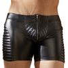 Nek Short Noir Mat Matelassé avec Zip - M Medium