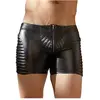Nek Short Noir Mat Matelassé avec Zip - L Large