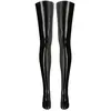 Bas en latex noirs