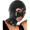 Cagoule noire en latex 