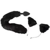 Bad Kitty Kit Plug Anal Queue Féline Noire & Serre Tête Chat