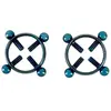 Bad Kitty Nipple Jewellery-5394140000 Bleu Taille Unique