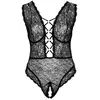 Cottelli Curves Body ouvert dentelle fleurs noir GT