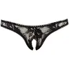 Cottelli Collection String Ouvert Dentelle Noir Taille S